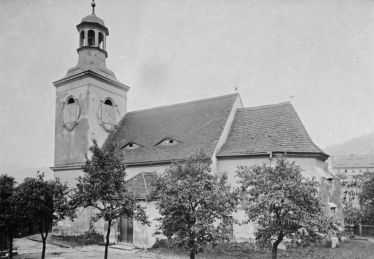 Děčín – Krásný Studenec, kostel archanděla Michaela