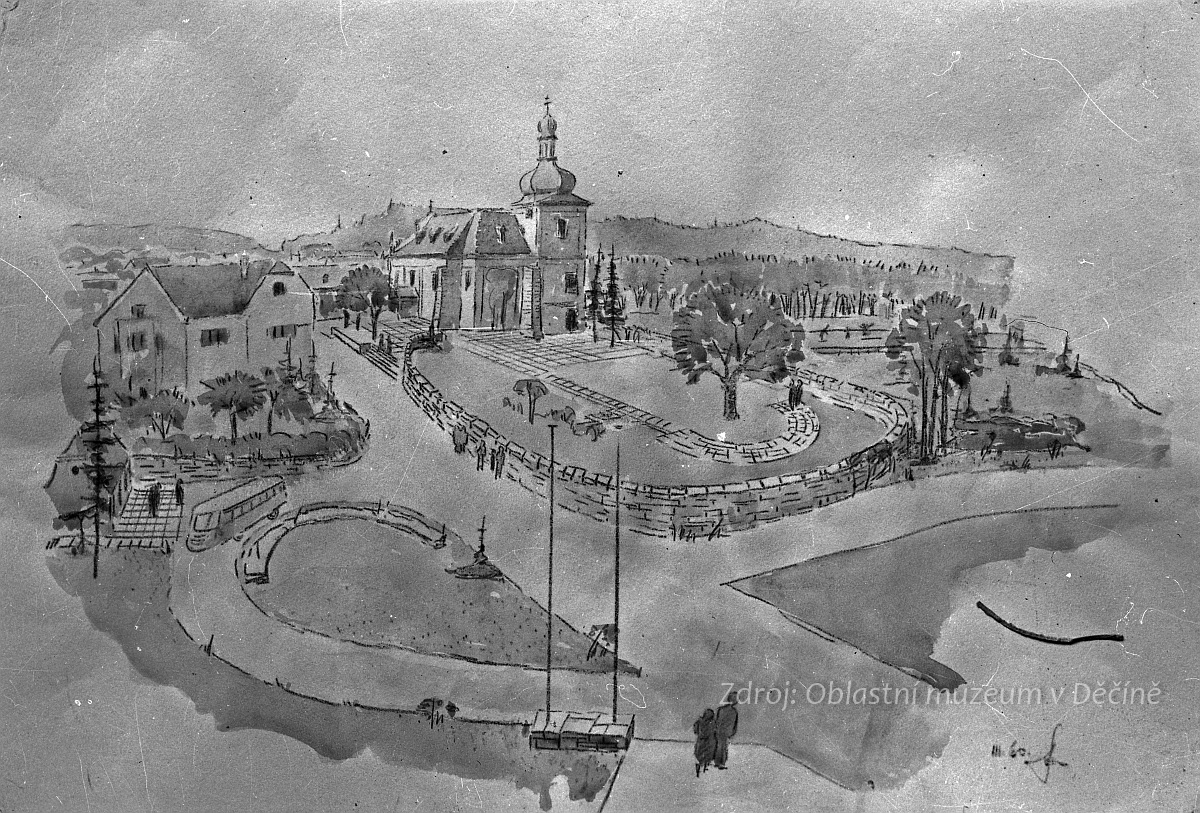 Děčín – Krásný Studenec, kostel archanděla Michaela