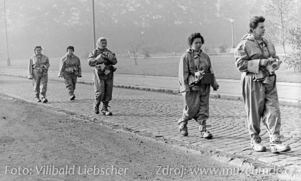 Cvičení civilní obrany v Děčíně