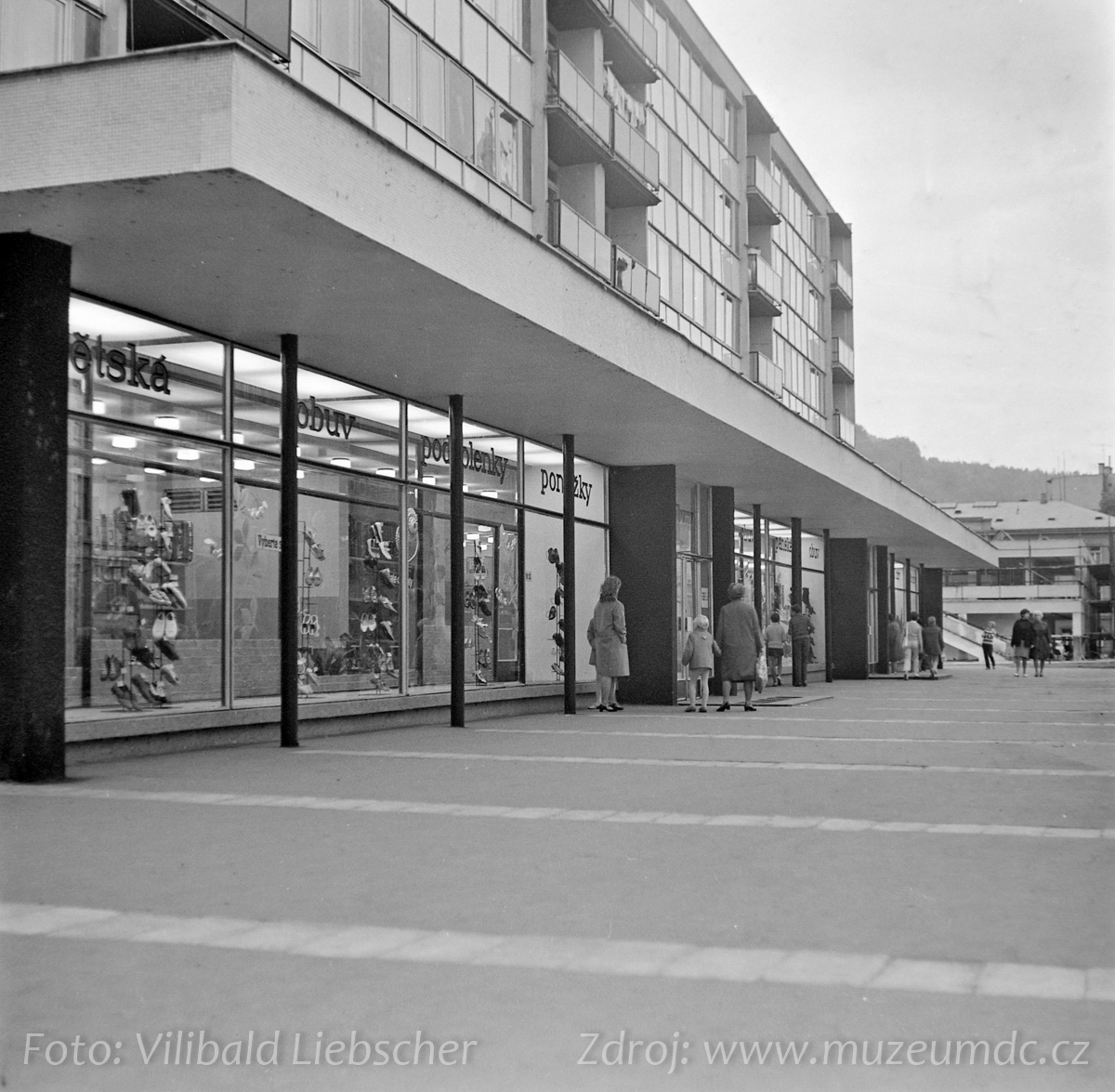 Téma Prodejny v Děčíně, 70. a 80. léta