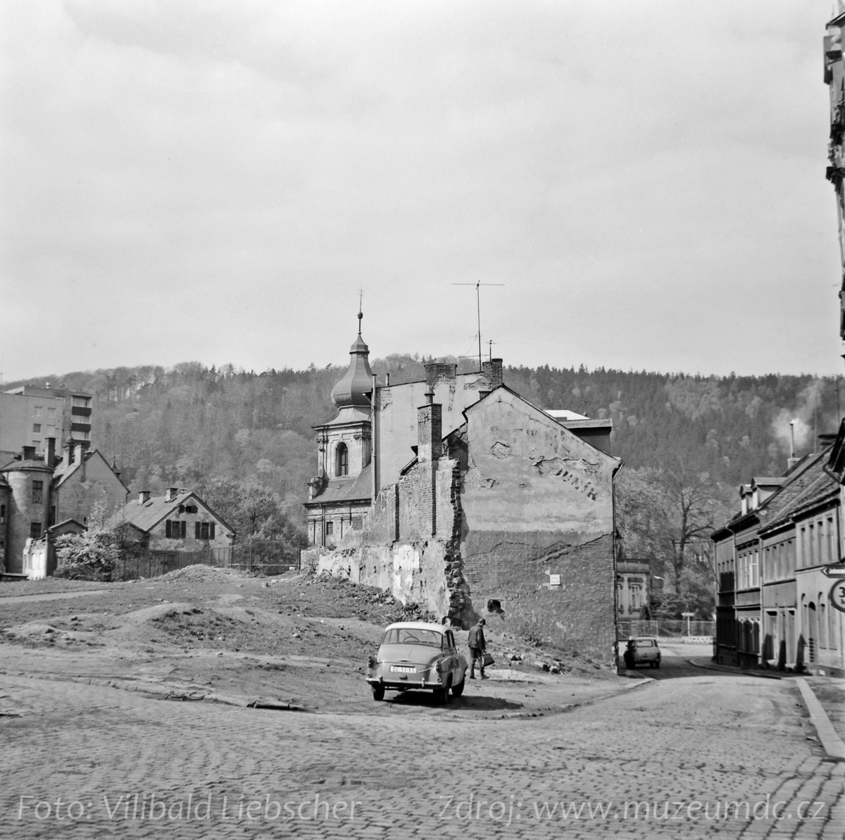 Bourání původní Hrnčířské ulice, Děčín