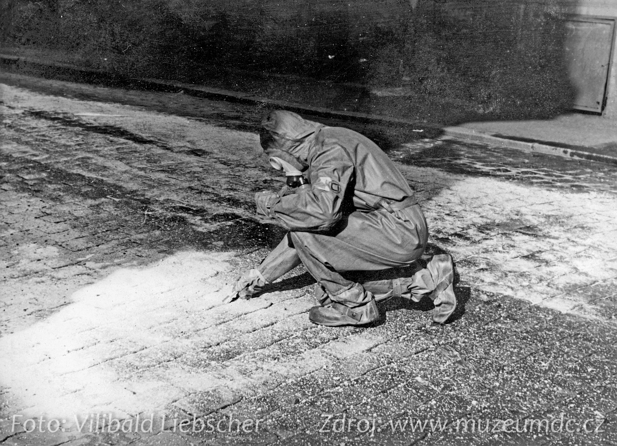 Cvičení civilní obrany v Děčíně