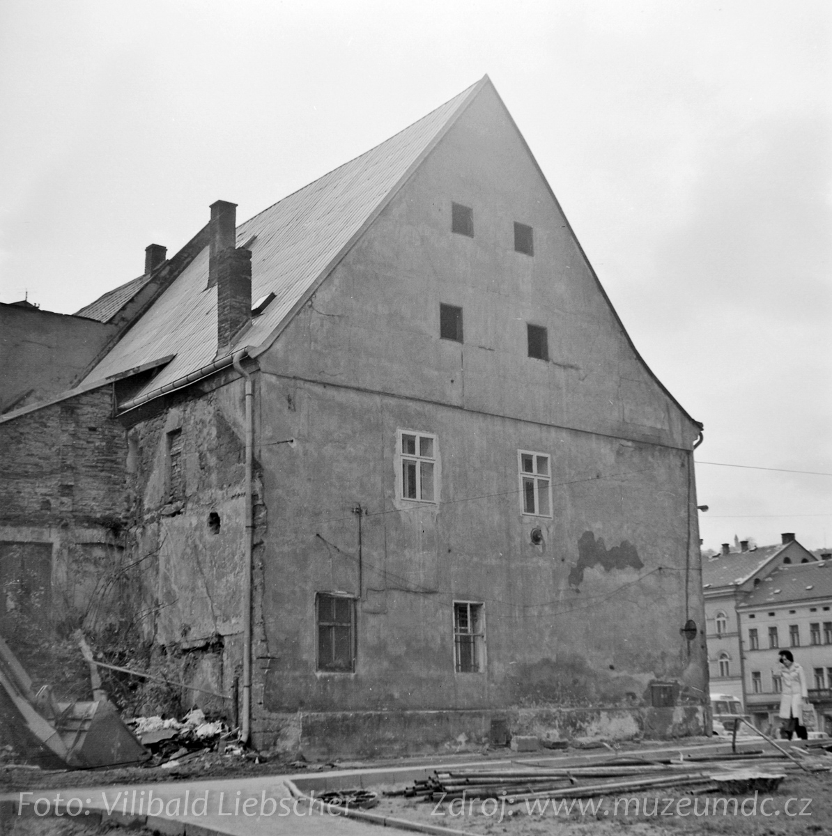 Bourání původní Hrnčířské ulice, Děčín