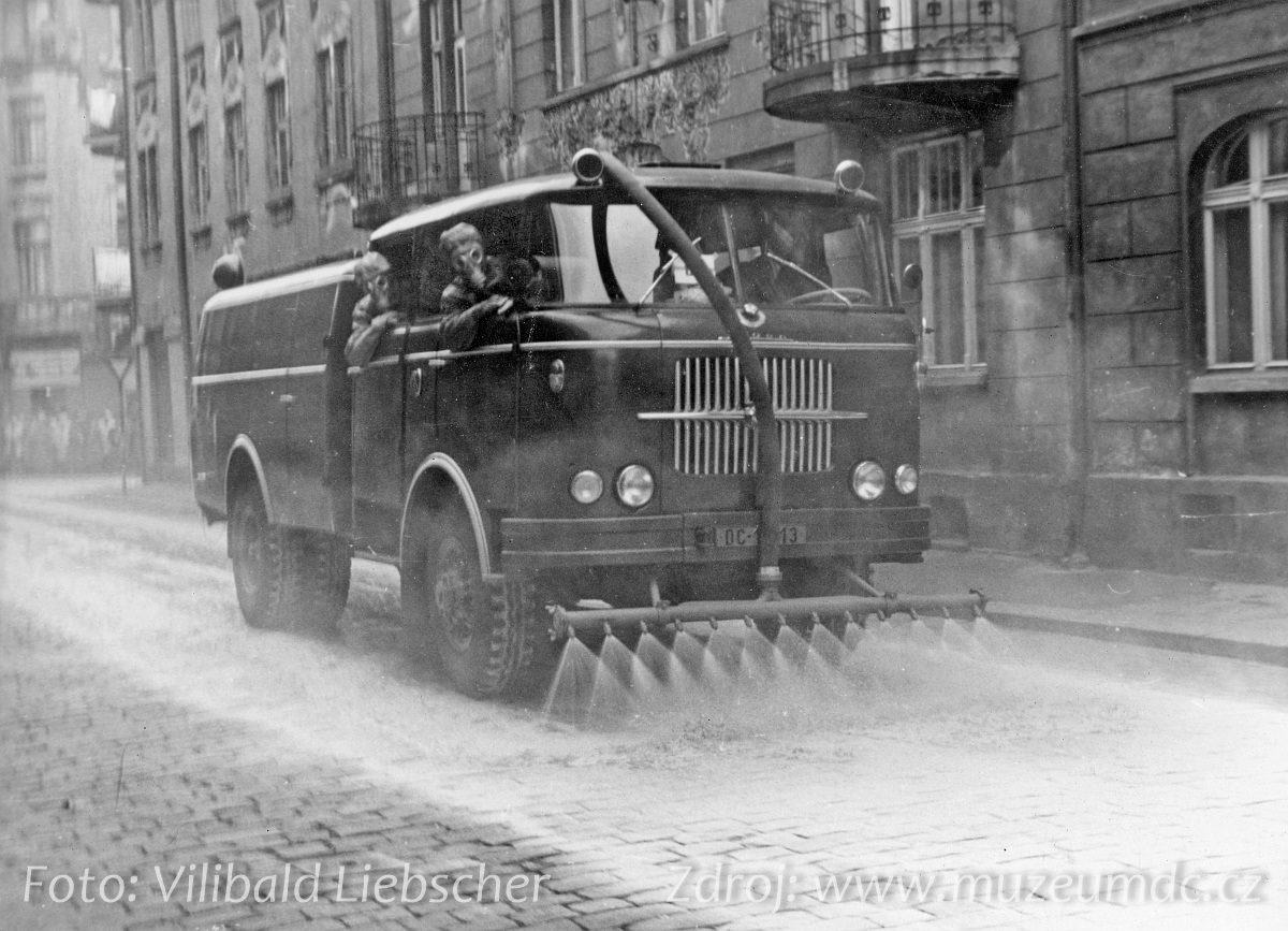 Cvičení civilní obrany v Děčíně