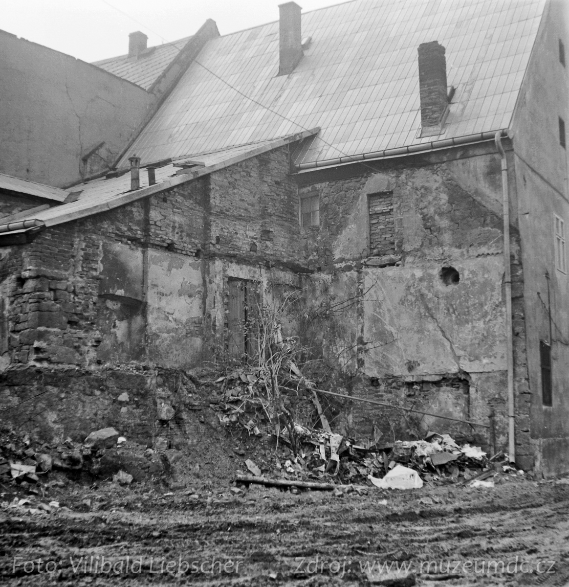 Bourání původní Hrnčířské ulice, Děčín