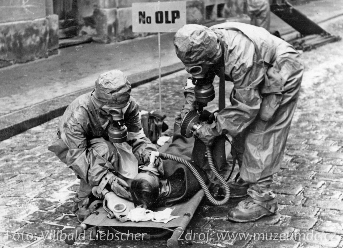 Cvičení civilní obrany v Děčíně