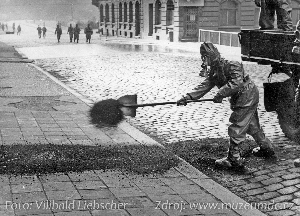 Cvičení civilní obrany v Děčíně