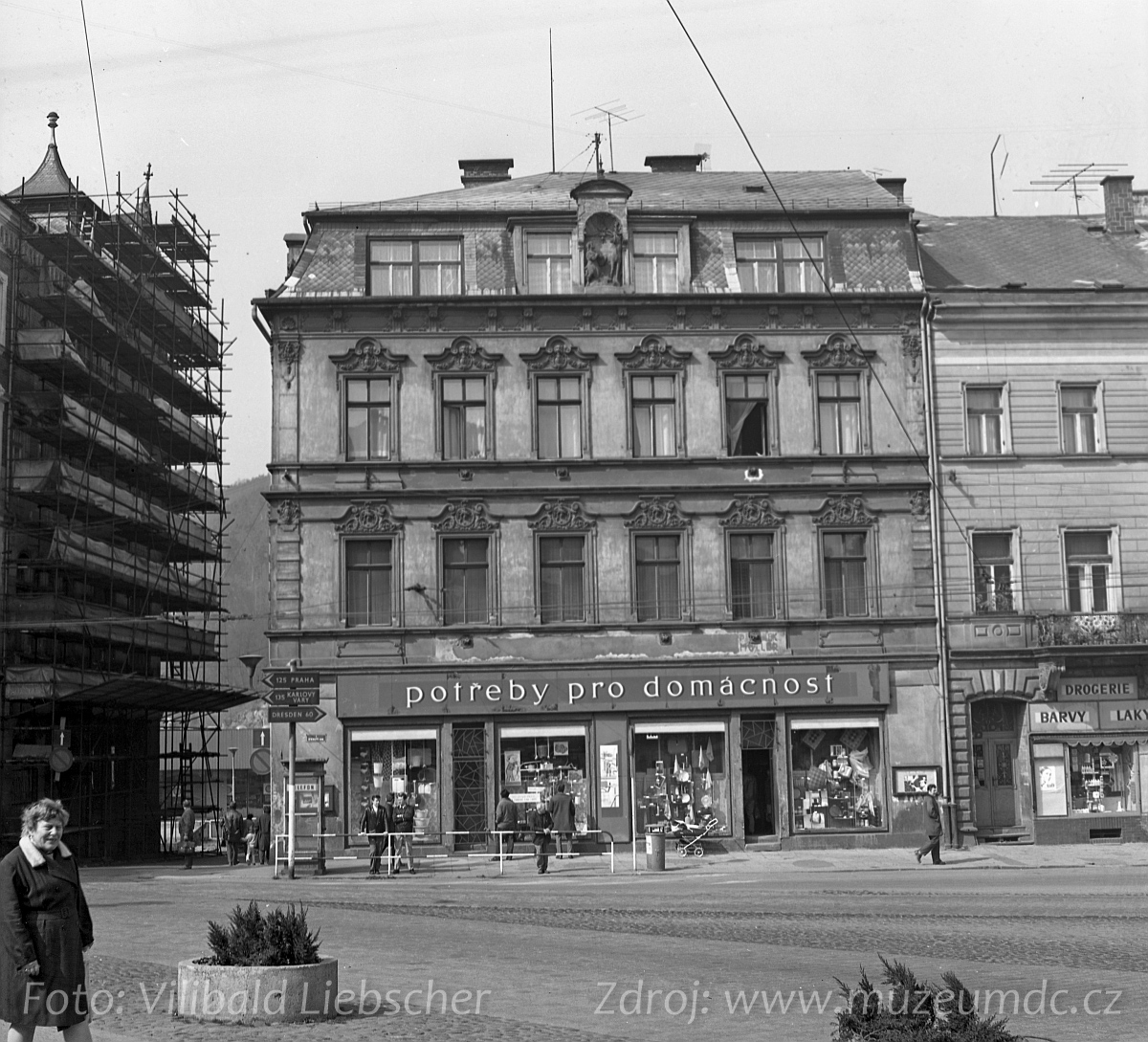 Téma Prodejny v Děčíně, 70. a 80. léta