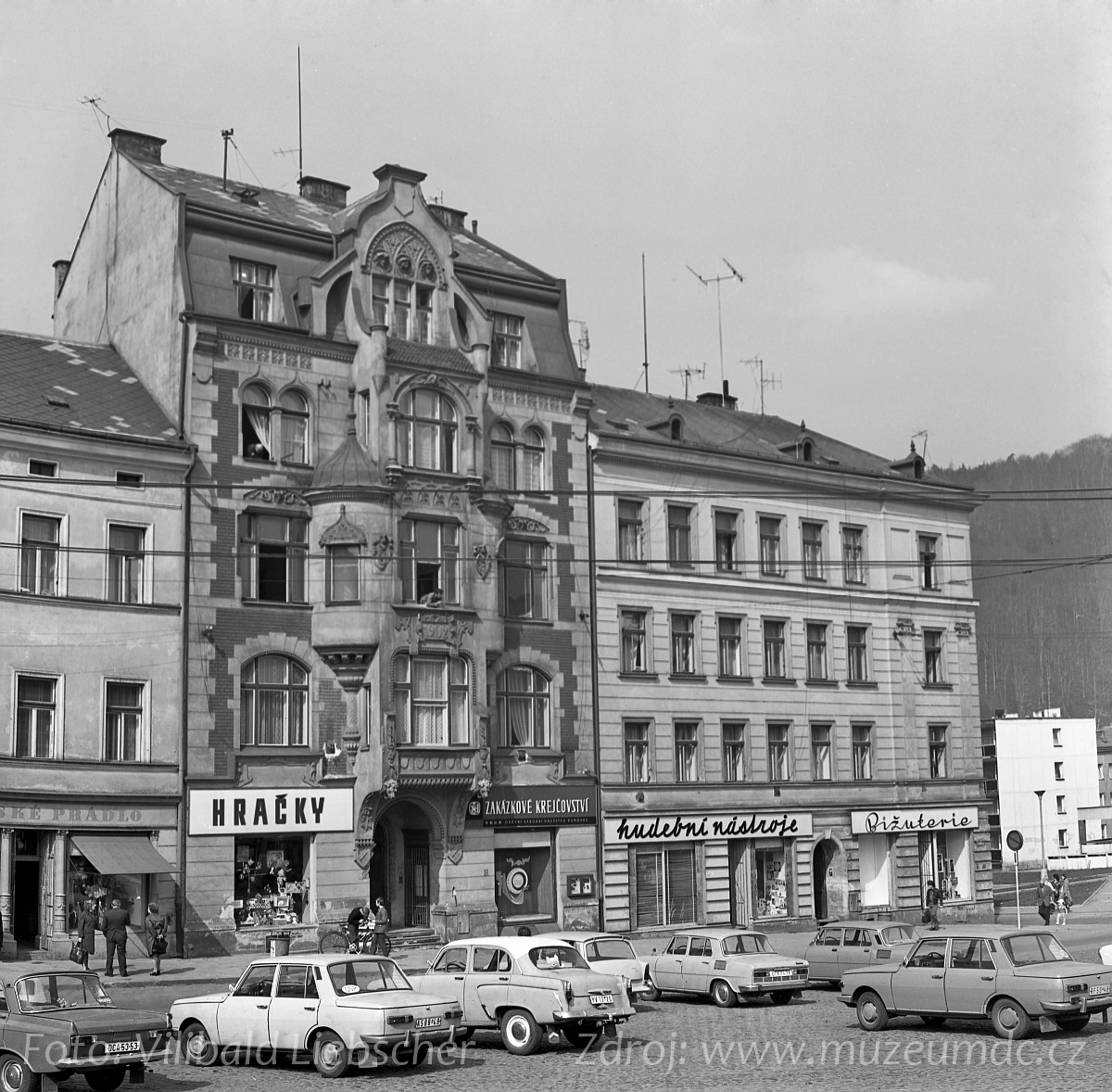 Téma Prodejny v Děčíně, 70. a 80. léta