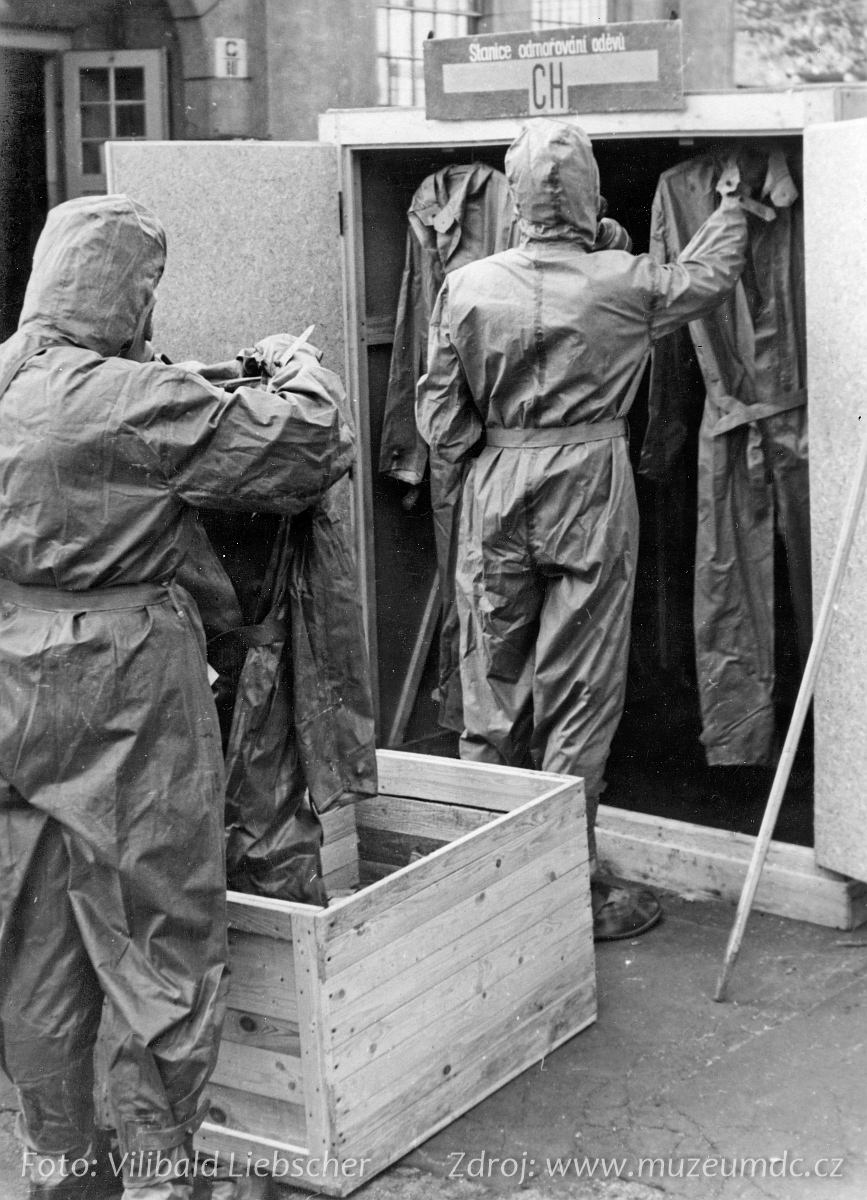 Cvičení civilní obrany v Děčíně