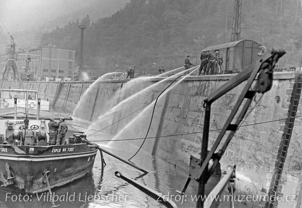 Cvičení civilní obrany v Děčíně