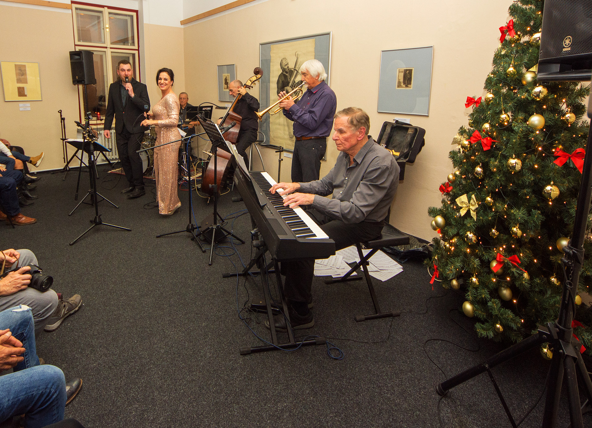Jazz trio a hosté - Vánoční koncert 2024 v Oblastním muzeu v Děčíně