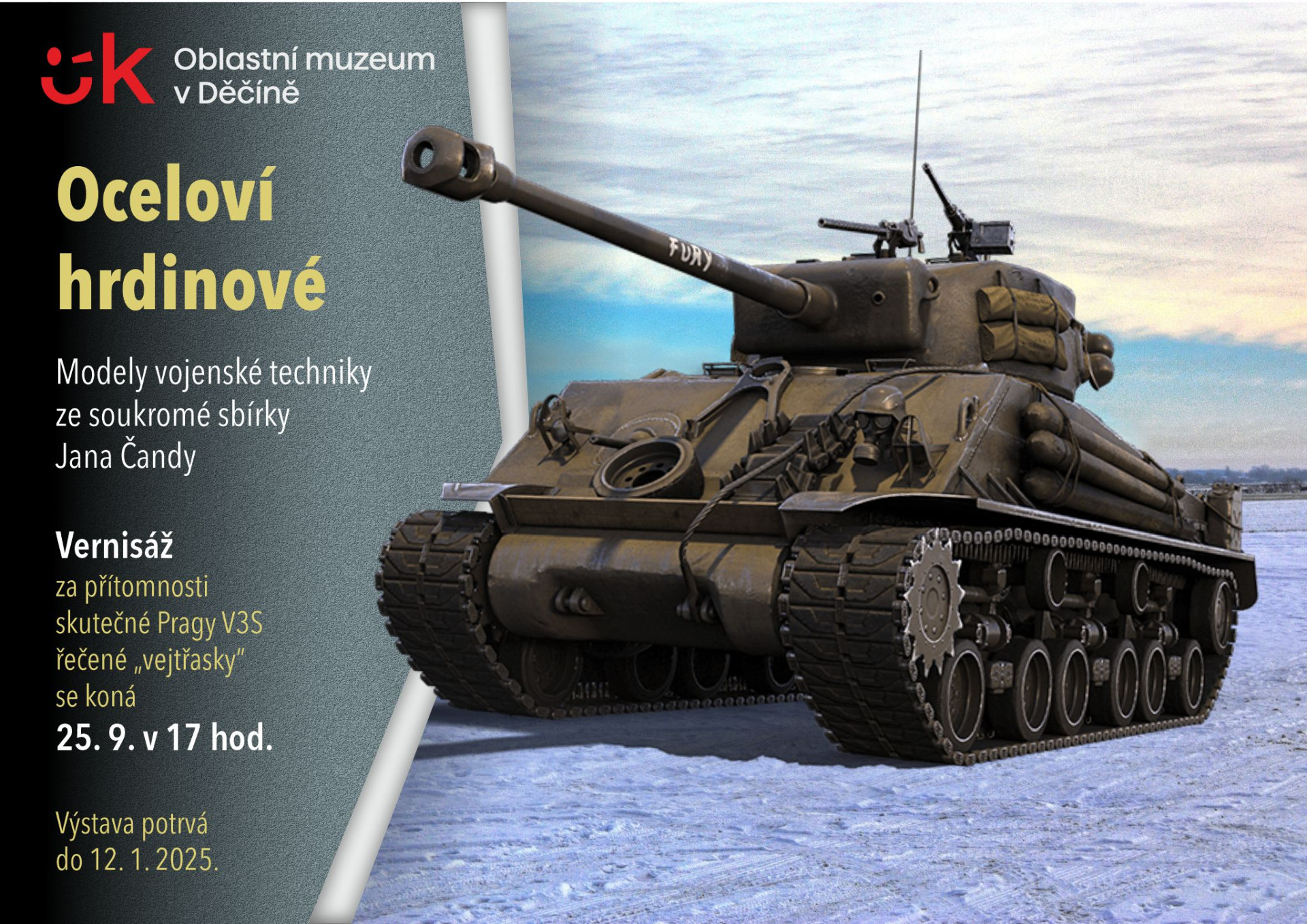 Vernisáž výstavy Oceloví hrdinové