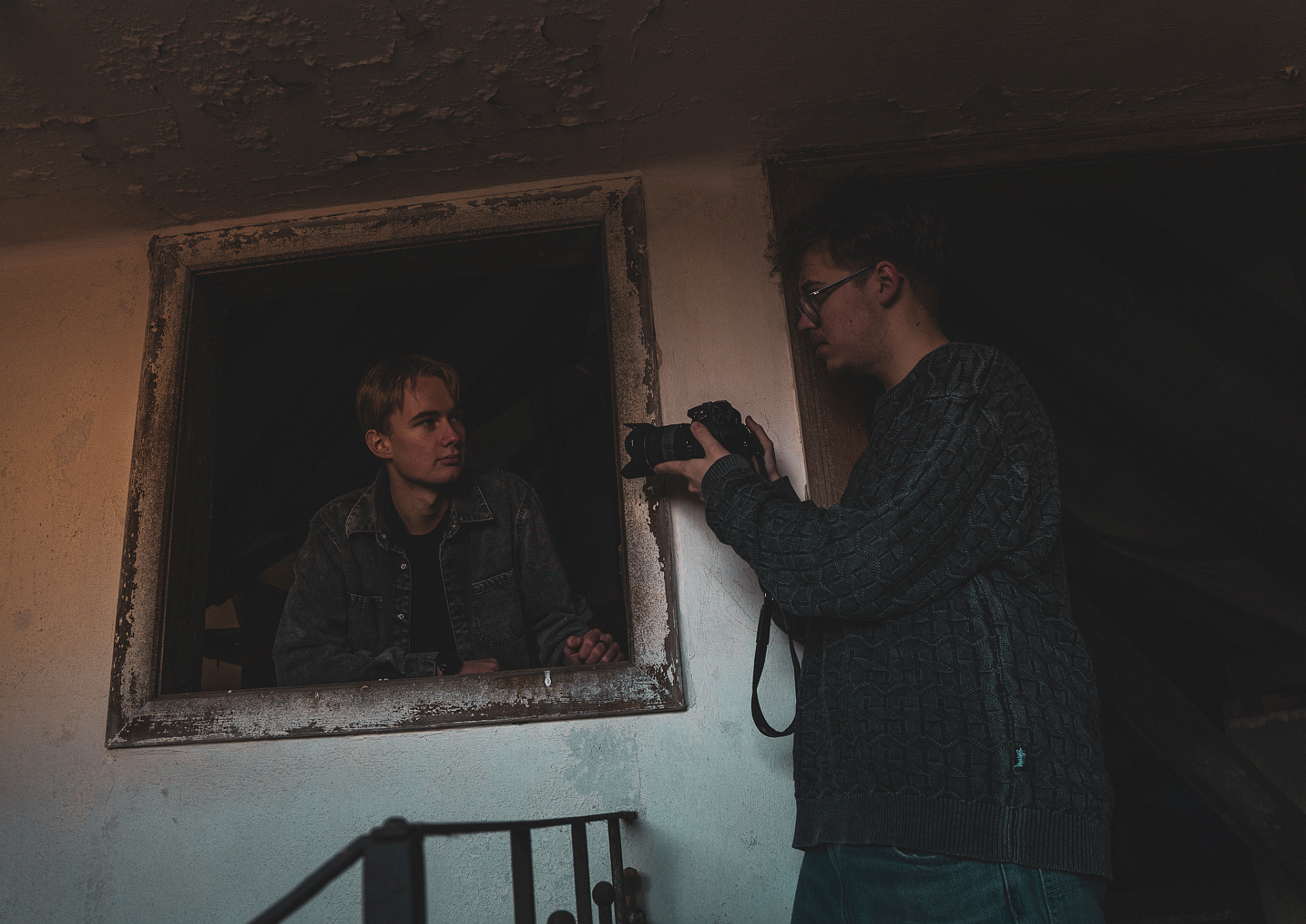 Obraz v obraze, autor Radek Macák; fotografie soutěže Studentská spoušť 2025 v užším výběru