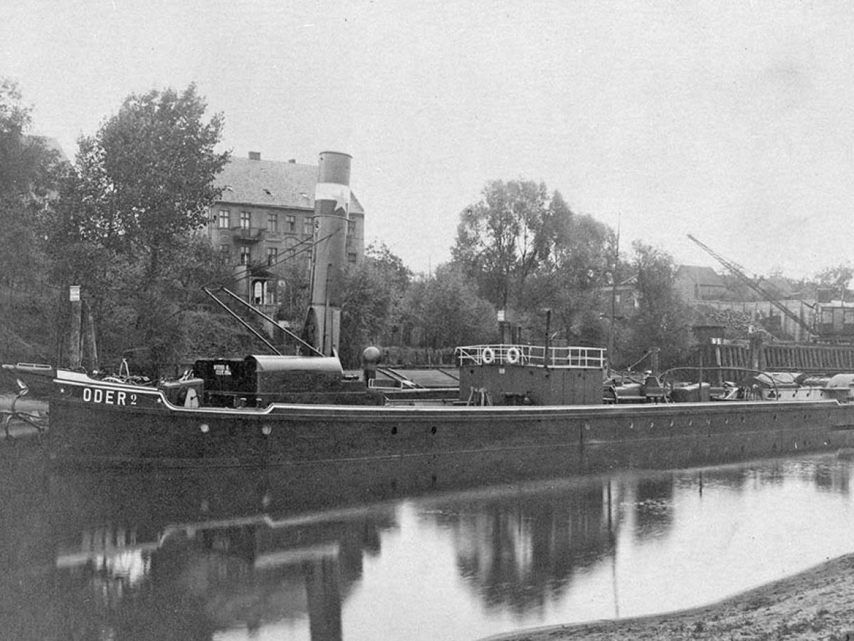 Zadokolesový parník Oder 2 ČPSO ve 20. letech.