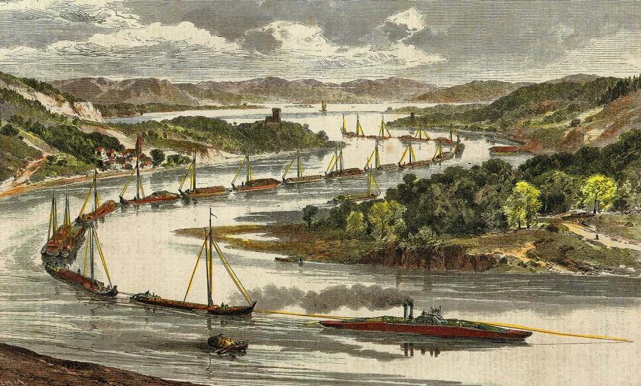 Počátky řetězová plavba